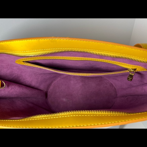 Louie Vuitton Saint Jacques Orange Epi Leather - Picture 7 of 8